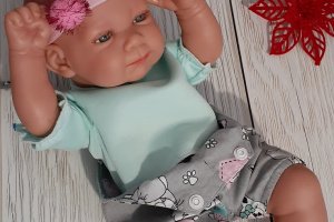 Одежда пупс Антонио Хуан . Футболка, комбинезон + повязка.  - Описание