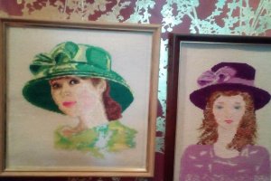 10 вишивки - картини одним лотом. - Опис