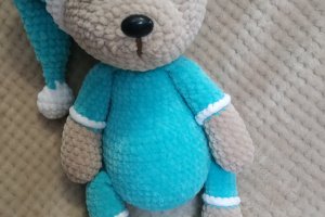 Мишка соня. Мишка амигуруми - Описание