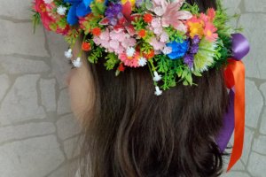 Венок "Весна нежная" - Описание