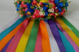 Венок "Весна нежная" - Описание