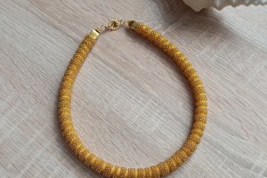 Джгут з бісеру Золотий пісок
