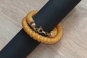 Джгут з бісеру Золотий пісок - Опис