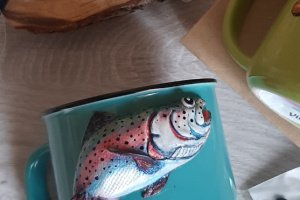 Кружка с рыбой, чашка рыбака, подарок для рыбака - Описание