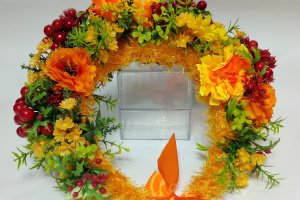 Венок "Осень золотая" - Описание