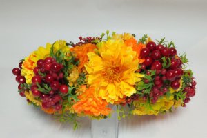 Венок "Осень золотая" - Описание