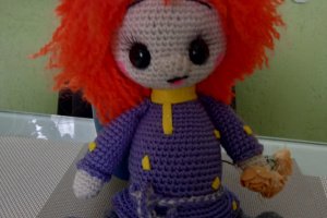 Игрушка вязаная крючком домовой - Описание