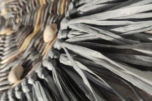 Настінне панно з рафією - Опис