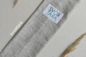 Робота Торбинка для багета льон SVOЯTARA 15×50