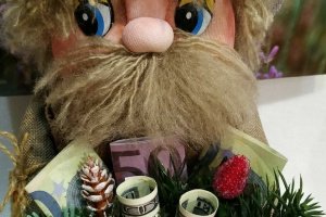 Домівок з мішечком щастя оберіг для дому - Опис