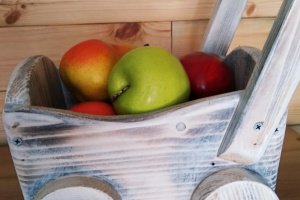 Підставка з дерева у стилі Провансаль - Опис