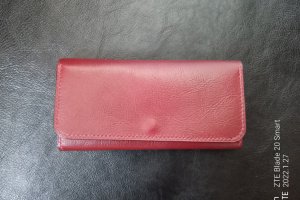 Работа Женский кошелек (лонгер) ручной работы, из натуральной кожи.