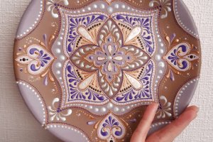 Работа декоративная тарелка  Orient Sweet