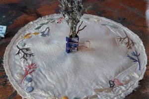 Работа Салфетка ручная вышивка