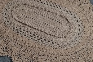 Ковер из джута "майское чудо" - Описание