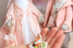 Пасхальные зайцы "Пудровые" - Описание