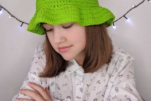 Панама капелюшок жаба літня в'язана - Опис