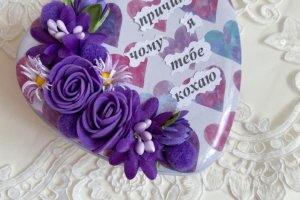 Сердце-валентинка.Подарок на валентина.100 причин почему люблю - Описание