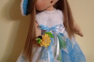 лялька інтер"єрна текстильна  - Опис