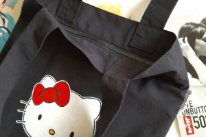 Шопер з малюнком Hello Kitty з застібкою "блискавка". - Опис
