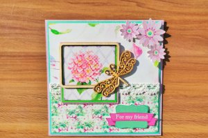 Літня листівка "Для друга" - Опис