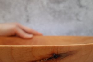 Блюдо з вільхи для подачі страв - Опис