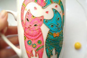 Работа Чашка с котами