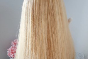 Интерьерная текстильная кукла ручной работы - Описание