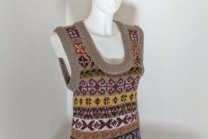 Жилетка для девочки - Описание