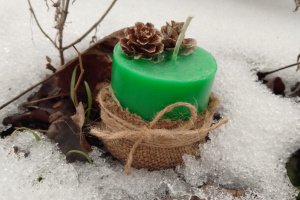 Свеча "Зимняя" - Описание