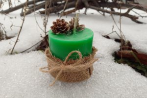 Свеча "Зимняя" - Описание