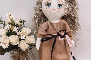 Работа Кукла текстильная