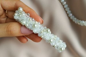 Заколка автомат для праздника, на подарок, на каждый день - ДРУГИЕ РАБОТЫ