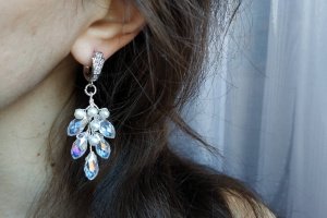 Серьги на свадьбу, выпускной, подарок, корпоратив - Описание
