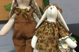 Великодні зайчики Тільда - Опис