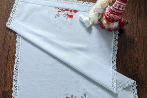 Работа Новогодняя мини скатерть
