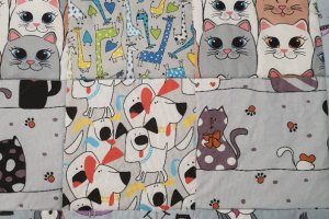 Ковдра з клаптиків дитяча. Розмір 100х140 см. - Опис