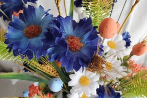 Великодня композиція з колосками пшениці - Опис