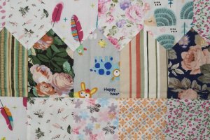 Ковдра з клаптиків дитяча. Розмір 110х135 см. - Опис