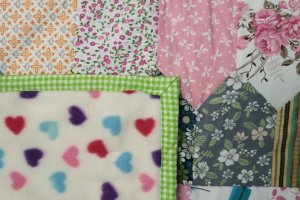 Ковдра з клаптиків дитяча. Розмір 110х135 см. - Опис