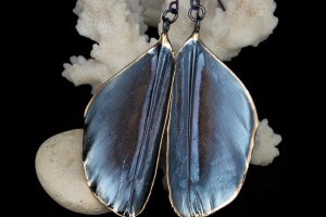 Серьги: "Ночная птица" 89/15 - Описание