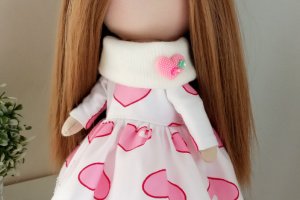 Кукла ручной работы Серденька - Описание