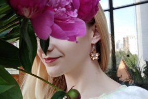 Серьги "Цвет вишни" 72/44 - ДРУГИЕ РАБОТЫ