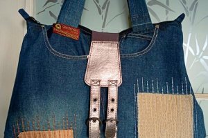 Велика джинсова сумка - Опис