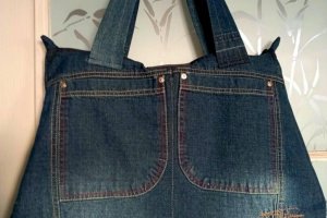 Велика джинсова сумка - Опис