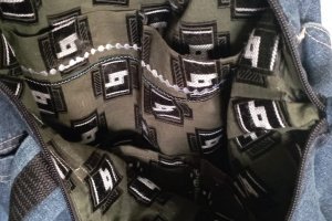 Велика джинсова сумка - Опис