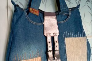 Велика джинсова сумка - Опис