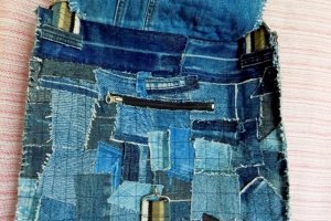 Джинсова сумка-боро - Опис