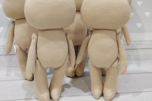 Работа Заготовка куклы с поворотной головой 22 см