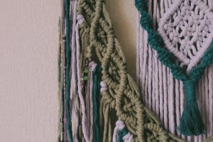 Макраме панно - Описание